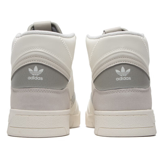 Adidas (adidas) Clover Women's Shoes New Summer High-top Fashionable versatile Shoes and Abrasion-resistant Breathable Board Shoes Sports and Casual Shoes IF2694 Hanyu White/Gray 38.5