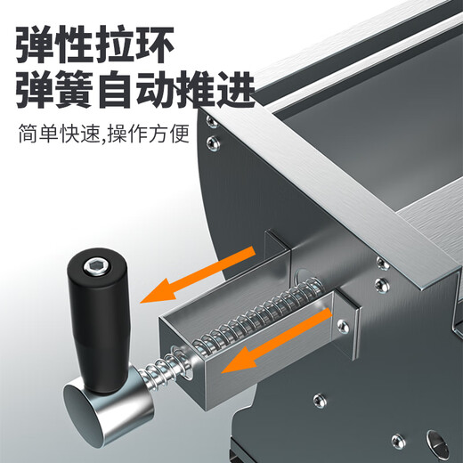 Fang Kitchen commercial vegetable cutter, potato slicer, electric fully automatic lemon slicer, manual fruit stainless steel shredder, meat slicer, green onion slicer, multi-functional vegetable slicer, electric + manual (slice thickness 0-10mm adjustable) post pictures and get blades