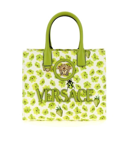 Versace 25SS LOGO BOLSO SOMBRO Color de mujeres 10058611a13565 Todo tamaño