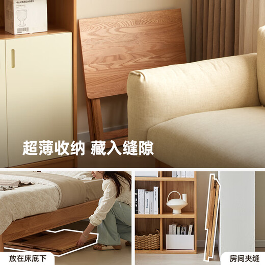 Original element solid wood desk foldable study table oak simple study desk simple study table A3163