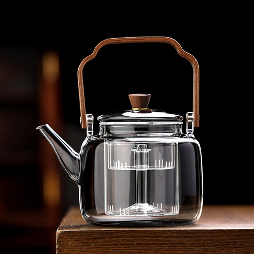 Gaoming glass tea kettle can open fire electric ceramic stove 2024 new furnace high temperature resistant lifting beam kettle tea making utensils