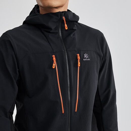 KAILAS M13-PRO hooded soft shell jacket CORDURA wear-resistant elastic outdoor rock climbing and mountaineering clothing for men