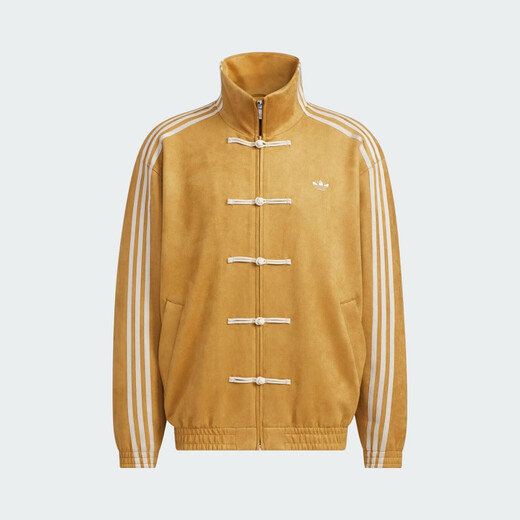 阿迪达斯 （adidas）/三叶草蛇年限定男女款新中式外套JZ9926 JZ9926 蛇年限定/青铜色 3XL 190/120A
