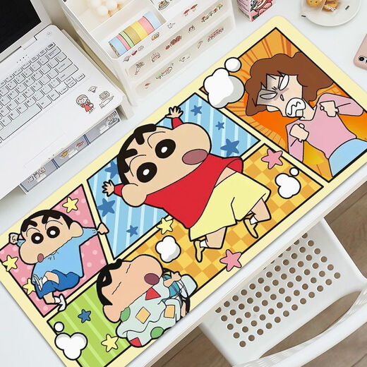 Langes Mauspad, Crayon Shin-chan, extragroße Computer-Schreibtischunterlage, hochwertiges Tastaturpad, schmutzabweisend, waschbar, ZZ2694/Xiao-xin, 80 cm x 30 cm, 3 mm dick