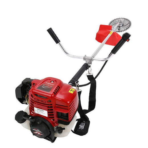 HONDA imported high-power Honda GX98 lawn mower four-stroke backpack side-mounted agricultural mower, weeding, land reclamation and soil loosening GX98 single-shoulder side-mounted + gift bag