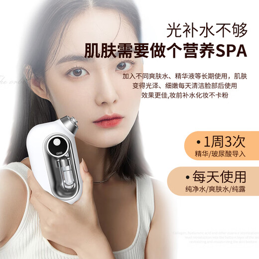 German beauty salon instant mist water light instrument high-pressure raw liquid introduction facial nano spray hydration instrument oxygen injection instrument household upgraded version nano spray oxygen injection instrument
