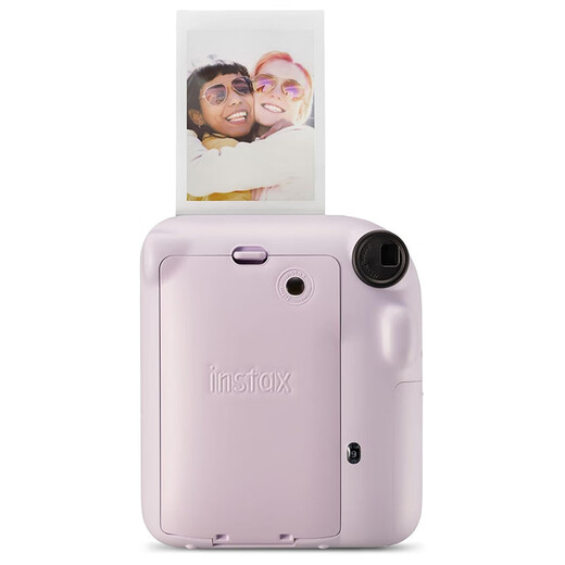 Fuji Polaroid mini11 Polaroid 9 upgraded model Polaroid mini12 one-time imaging camera Goddess Day gift MINI12 Iris purple (spot quick delivery) Official match (excluding photo paper)