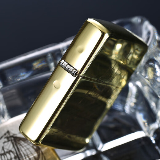 ZIPPO lighter original genuine brass is smooth for elders, customized kerosene windproof official brass is smooth for - stand-alone version DY9902DK