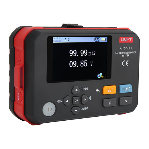 Uni-T-Batterie-Batterieinnere Widerstandstester hohe Genauigkeitsspannungstemperatur UPS Batterie Lithiumbatterie Interner Widerstandstester Messung Messgerät UT677A+ Interner Widerstand 3/Bluetooth-PC-Datenübertragung