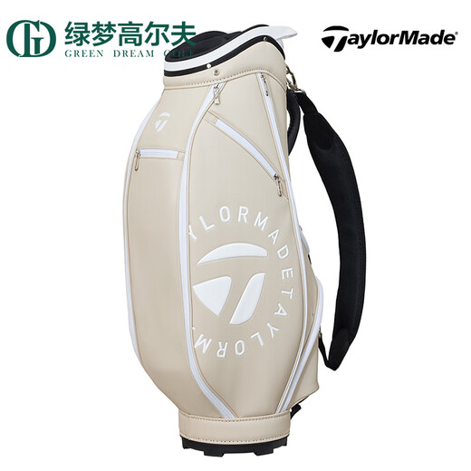 
Taylormade TaylorMay Golf Accessories New Sports Large Capacity Lightweight Car Vertical Ball Bag White-M13562