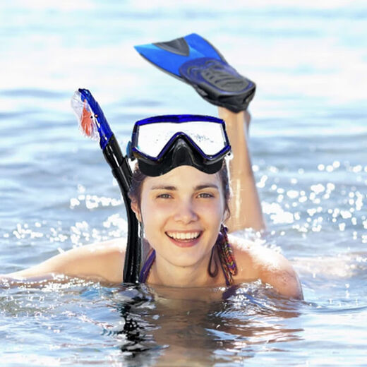 Zailu large-frame swimming goggles high-definition anti-fog diving goggles equipped with nose protection all-in-one men's and women's anti-horizontal light swimming goggles pink goggles - high-definition anti-fog and free earplugs and nose clips