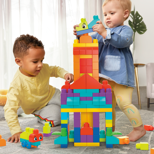 
Mega (MEGA) Children's Day Gift Food Contact Grade Material Large Grain Building Blocks 150 Pieces Set HHM96