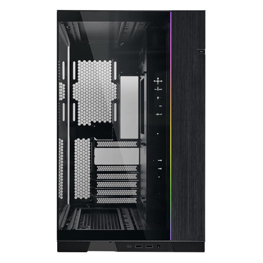 LIANLI联力包豪斯O11D EVO全视版 黑色 无立柱海景房台式电脑机箱  EATX大箱/三面水冷位/支持5090显卡