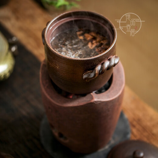 围炉煮茶家用煮茶烧水纯手拉老岩泥侧把大容量柴烧陶壶容天泡茶壶 柴烧左手款16813号良心1080ml 701mL(含)-800mL(含)