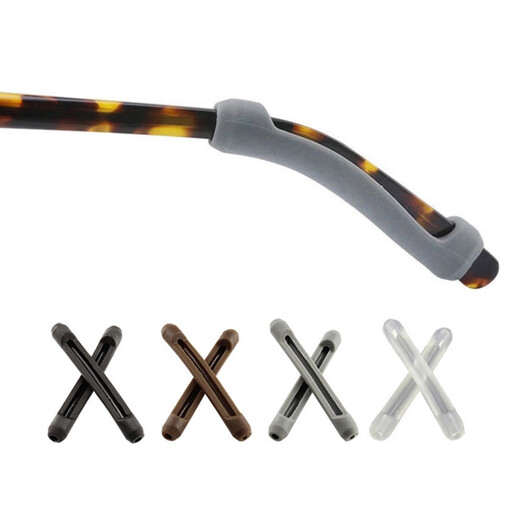 Lunettes Mufeng Couvercle antidérapant des verres en silicone doux Anti-bas et anti-oreilles