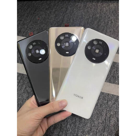 I is suitable for Honor Magic 4pro back cover original disassembly magic4 back shell glass battery cover mobile phone original shell Magic4 bright black 99 new original back cover