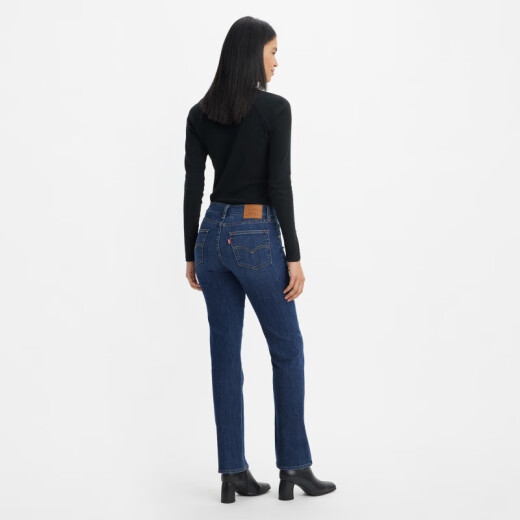 Levi's【商场同款】李维斯女士724高腰直筒美式复古牛仔裤18883