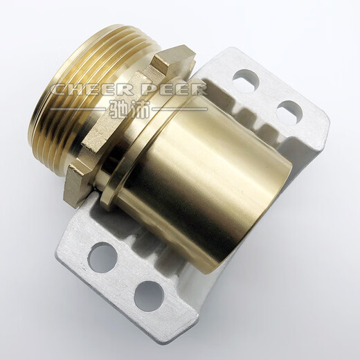 
XMSJEN14420-3 Aluminum alloy pipe clamp brass pylon joint combination shield machine copper head two-half buckle hose 3/4 inch = DN20 pylon joint + aluminum pylon DN