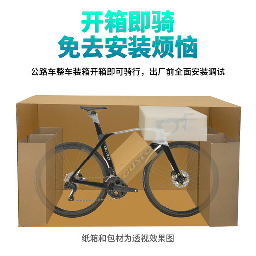 SUNPEED高士特 GUSTO DURO EVO新款空气动力学破风碳纤维公路车电变 车队金 下单联系客服确认尺码库存 SPORT-7170-铝轮/铝把