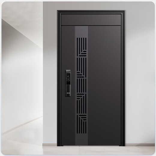 
OUDILE new 4-level ventilated anti-theft door entrance door + aviation aluminum foil entry door + elevated door lintel hidden hinge ventilation door + can be equipped with face lock Technology cloud lock 2150*960/2050*1050