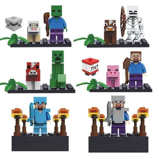 Compatible with Lego Diy Blocks assembled building blocks Minecraft Melon Farm Chicken Coop Boy Children's Toys 838-Domestic Igloo