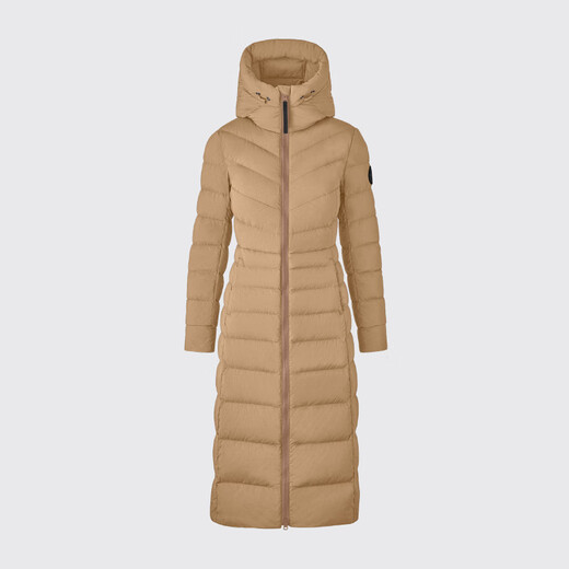 Canada Gans Clair Damen Black Label Long Outdoor Parker Big Goose Down Jacke 2330 WB 1483 Wüstenfarbe L.
