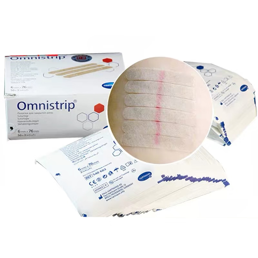 BLOOMCHIC Beijing Health Germany Baoheman Seamless Tape Wound Anti-Wind Width Free Suture Surgery Repair Reduced Posting Pulling Glue Large 1 Pack 6 (12101mm) Suitable for 3-6