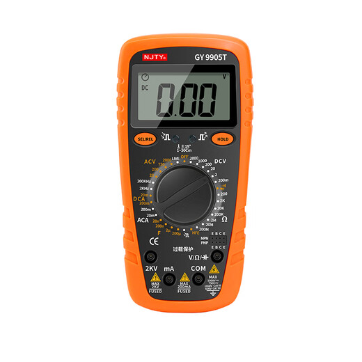 NJTY矿用万用表直流2000伏大量程表1000v1500v高压光伏 GY9905T[套餐1]