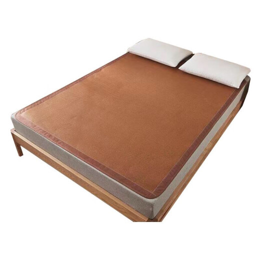 Shizuo double-sided thickened ice silk rattan mat, foldable straw mat 1.5 meters for home use 1.8 meters 2 meters bed double student 1.3*1.9 others