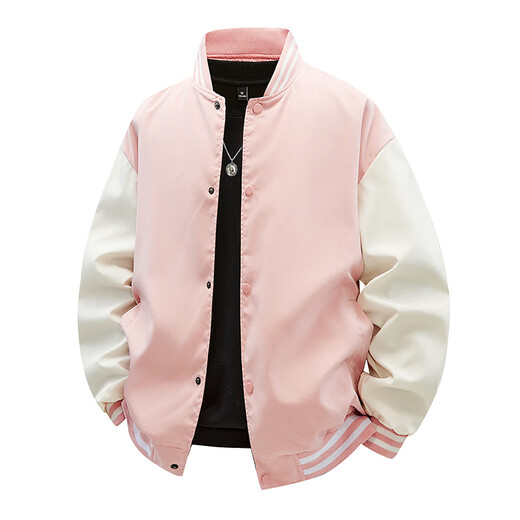 Jeanswest Jacke Herren Frühlings- und Herbstjacke Casual Tops Mode und vielseitige Farbpassungstrends für Schüler, einfach und komfortabel, Yuanyuan Clothing-9901 White M (Empfohlene 100-120 Jin [Jin gleich 0,5 kg]))