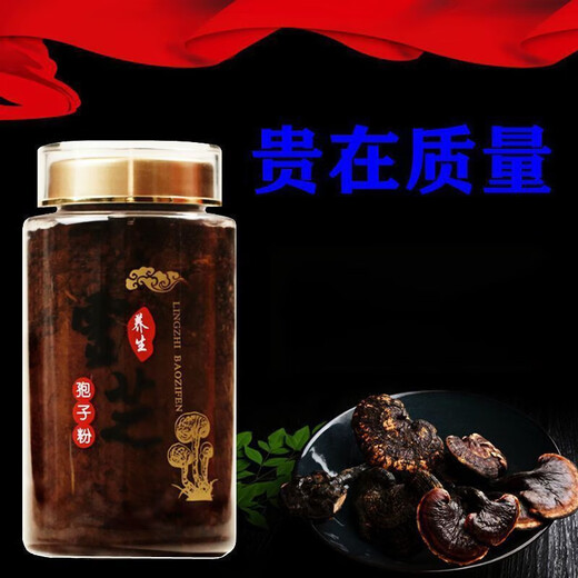 野生灵芝孢子粉长白山藏破壁灵芝袍子粉正宗线油特级内贡 2罐500g2瓶高破壁袍子粉+勺子