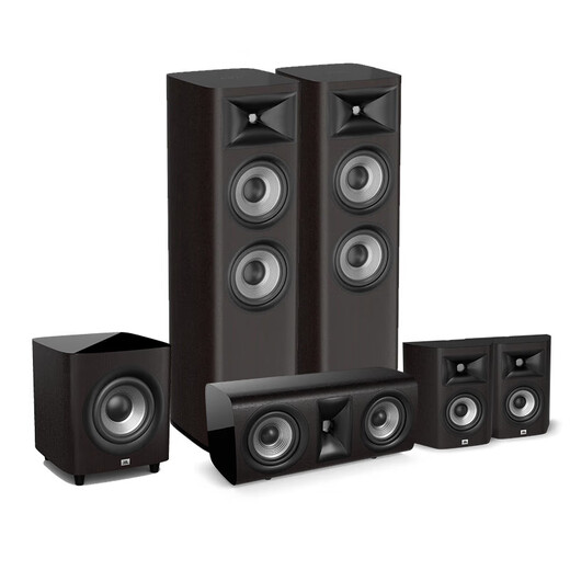 
JBLSTUDIO680/690/698 Home theater main speaker living room floor HiFi fever audio 5.1 channel surround bass player [Standard version] STUDIO690 pair - black