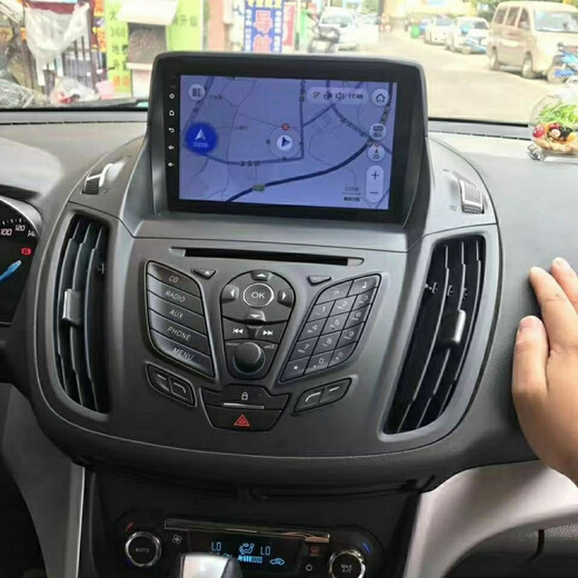 Geeignet für Ford Winghu Car Central Control Intelligent Android Large-Screen Navigation Umkehrung Bild Integratierte Segen WiFi Version 2G Speicher Offizieller Standard + Recorder + Reverse Heckansicht
