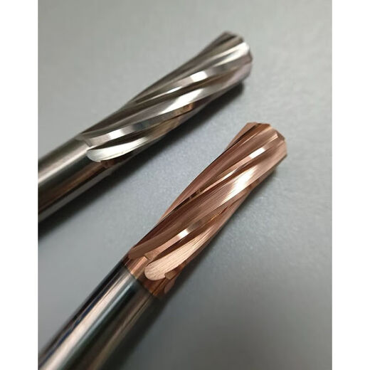 XMSJ Sichuan Blade Tungsten steel reamer H7 straight groove/spiral integral cemented carbide CNC CNC straight handle long machine reamer 14100L spiral straight groove for steel notes