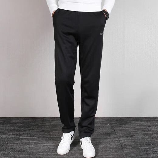 Nike Men's Pants New Loose Running Sports Pants Breathable Casual Velvet Pants 932254-010 D 932254-010 Velvet Lining XL