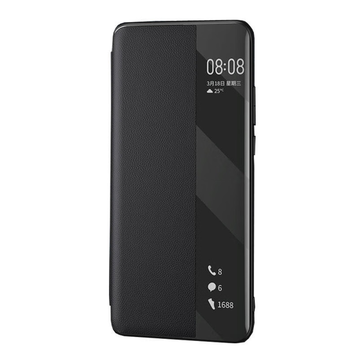 
Shanjuxue Applicable to Huawei mate60pro mobile phone case flip-top mate60 protection case full cover 60pro + smart sleep window real skin leather men and women's model far ahead of hard shell Huawei Mate60 [Piano Black] full cover anti-fall intelligent sleep