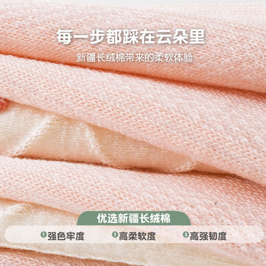 南律夏季薄网眼男女宝宝过膝长袜婴儿长筒袜防蚊袜新生儿袜无骨高筒袜 1047-女宝3双装 0-6月 (S)