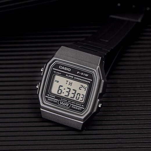 Casio watch men's retro small square big winner same style student sports simple waterproof watch F-91WM-1B (main recommendation)