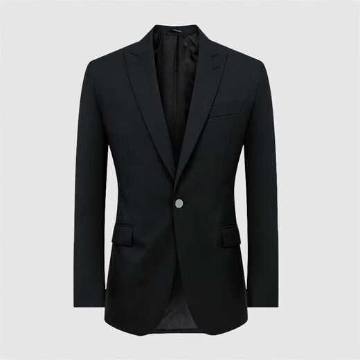 
Announcement bird wool suit (single top) double slit men's blazer EBB221230U black 46A