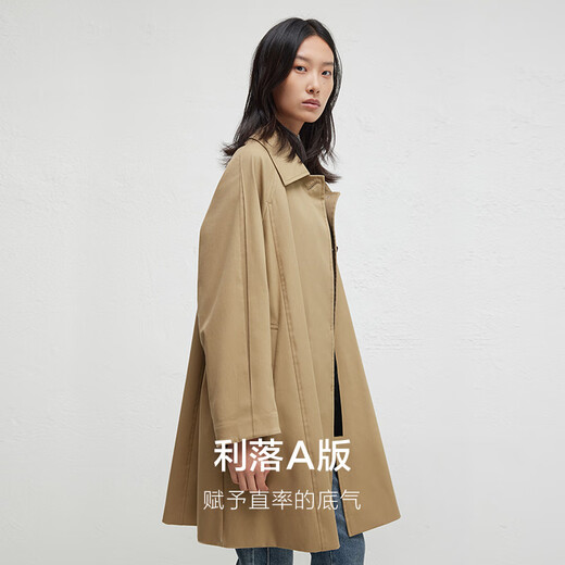 Der gleiche khaki lose Windbreaker für Frauen in der Bo-Einkaufszentrum BO, der neuen britischen Jacke mit mittlerer Länge für Frauen im Herbst, BDR3FD1845 O20 Rongchuan M.