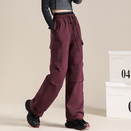 鸭鸭（YAYA）羽绒裤女2024年冬季新款鸭绒时尚百搭修身长裤加厚保暖裤子FLFX 黑色 S