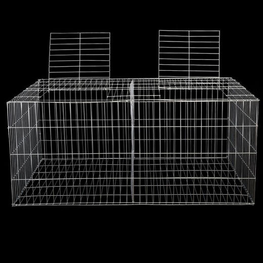 Yuhualuo rabbit cage extra large rabbit cage household rabbit cage household chicken cage household number breeding cage 1 meter * 60 * 4 1 meter * 60 * 40 encryption includes buckle foot pad pliers