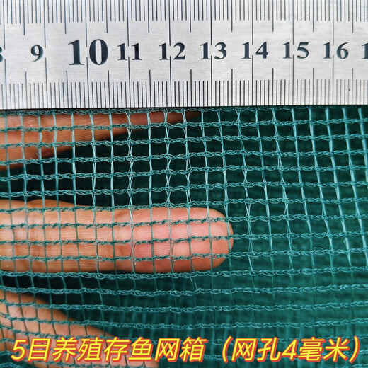 Fish farming cages, fish storage cages, bullfrog and eel fry cages, thickened cages, custom-made fishing nets, aquaculture cages, 5 mesh (4 mm mesh) stamped version, 1.5 meters long - 1 meter wide - 1 meter high