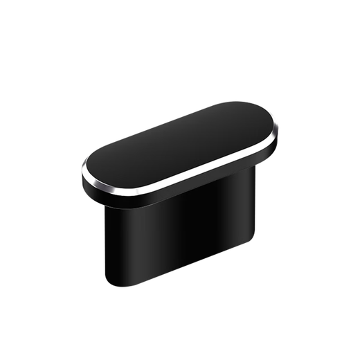 Munian is suitable for Android TypeC mobile phone dustproof plug, Oppo Huawei P70 charging port dustproof plug, Honor series USB-C plug, Xiaomi 14 silicone plug, vivo metal plug, metal style - black 2 pieces + anti-lost device + crystal box, Huawei Pura70/mate60/nova12 series