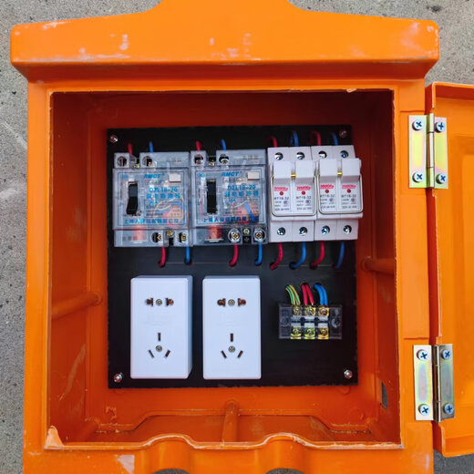 Explosion-proof Fiberglass Distribution Box Level 3 Construction Site Temporary Mobile Electrical Box Portable 220V Work Support Customization