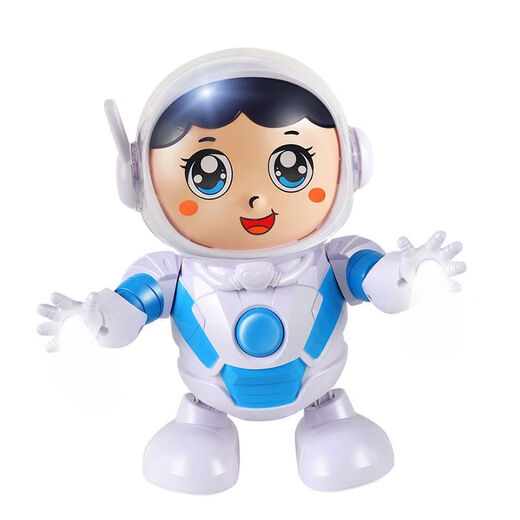 
Kenlun Internet celebrity electric dancing astronaut fully automatic robot lighting music swing little yellow duck baby children toys swing dance astronaut charging model