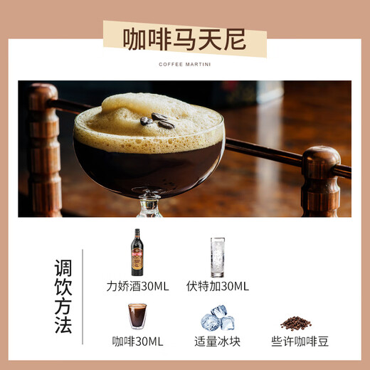 莎堡皇（FAST.KING）咖啡力娇酒700ml咖啡酒利口酒甜酒国产洋酒提拉米苏烘焙调酒基酒 【单支装】国货咖啡力娇酒