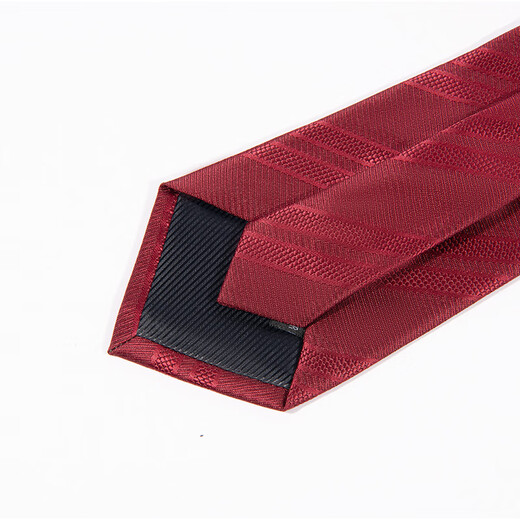 GLO-STORY8cm zipper tie men's knotted one-tie wedding business formal wear gift box red twill