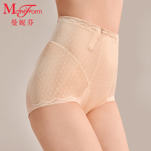 Maniform Light Shaping Tummy Control Shaping Pants Women's Inner Shaping Pants Lightweight and Comfortable High Waist Pants Cotton Crotch Bottoms