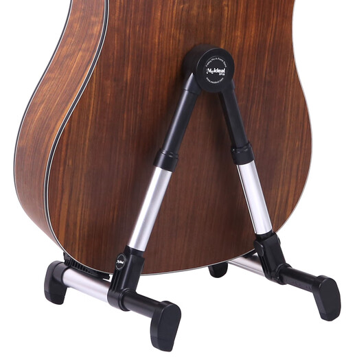 Zhio Gitarrenständer vertikaler Stand E -Gitarre Violin Ukulele Universal Floor Housed Placement Ständer tragbare FP10 Black + 1 String 3 Picks